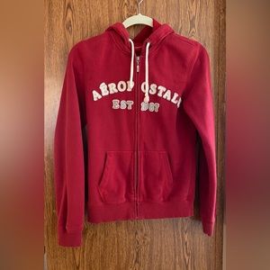 AéRopostale hooded zippered jacket. Size medium